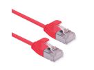 ROLINE U/FTP DataCenter Patchkabel Kat.6A (Class EA), LSOH, slim, rot, 0,5 m