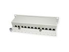 ROLINE 10-Zoll Patchpanel 12 Ports, Kat.6A (Class EA), geschirmt