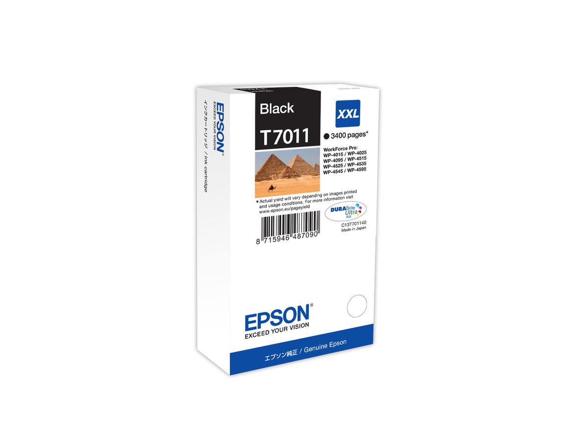 Epson Tintenpatrone XXL Black 3.4k
