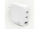 Aqiila UCB-C Ladeadapter W4, 100W, 2x USB-C, 1x USB-A