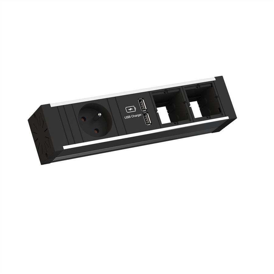 BACHMANN VENID 1xUTE 1xUSB Charger 2xCM 0,2m GST18