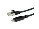 ROLINE Câble convertisseur USB 3.2 Gen 2 type C - Gigabit Ethernet, noir, 5 m
