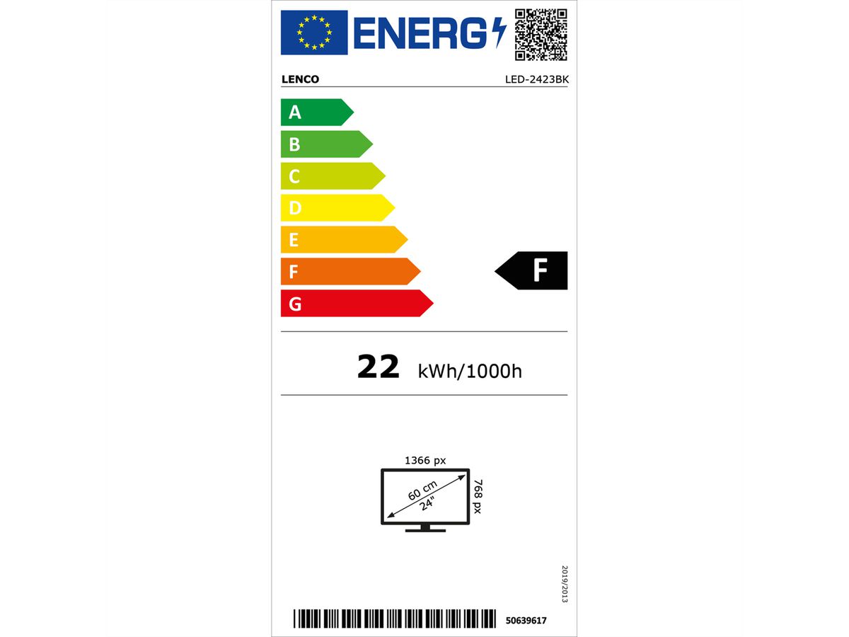 Lenco TV 24" LED-2423BK