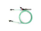 EasyLan LWL-LED-Patchkabel duplex 50/125µm OM3, LC/LC, türkis, 3 m
