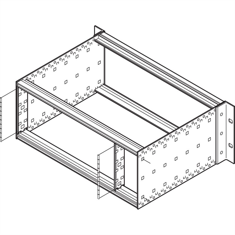 SCHROFF EMV-Schirmung zwischen Busplatine und Seitenwand - TRAEGERLEISTE F BPL 6HE