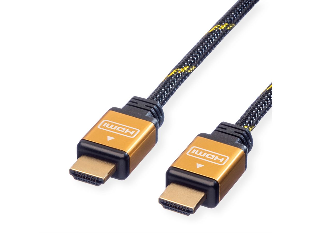 ROLINE GOLD HDMI High Speed Kabel, ST-ST, 10 m