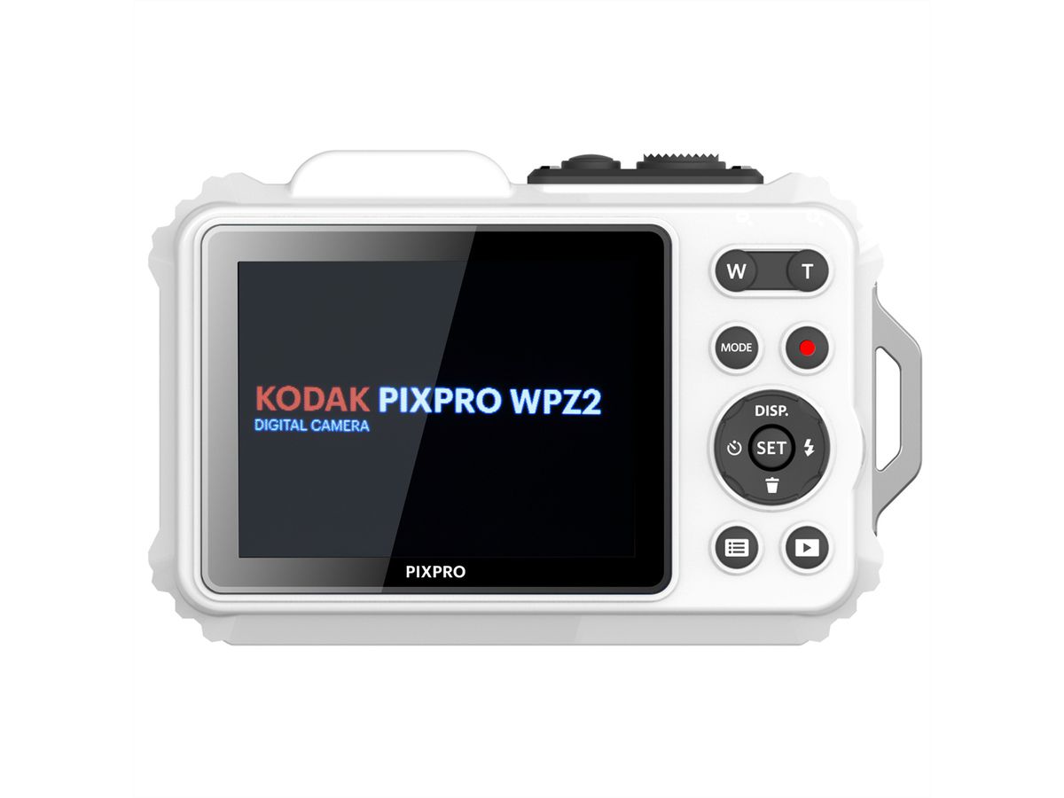 Kodak Unterwasserkamera WPZ2, weiss, 4x opt. Zoom, 15m, 16MP, WiFi, HD Video