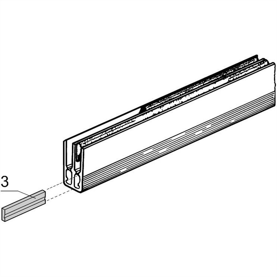 Bloc isolant SCHROFF pour jeu de barres raccourci, 1 ou 2 pôles