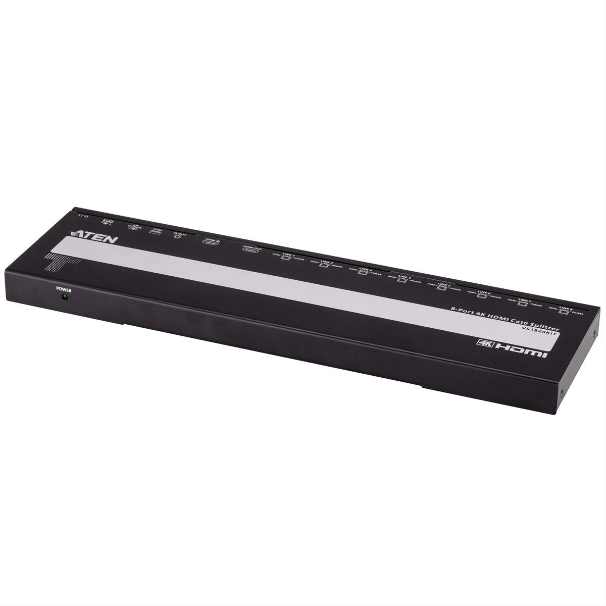 ATEN VS1828KIT 8-Port 4K HDMI Cat6 Splitter mit 8 Empfänger