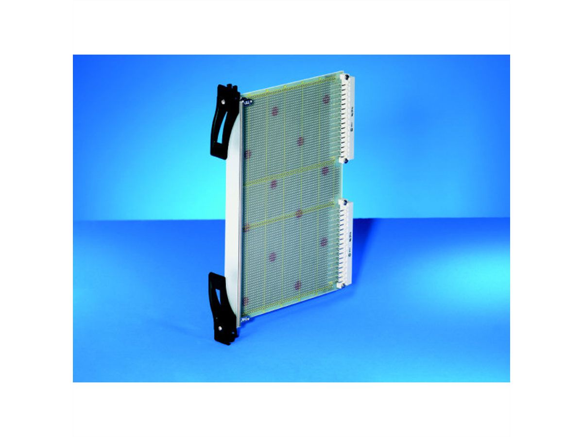 SCHROFF Plug-In Unit U-Profile Face avant pour poignée XL, 6 U, 8 CV, 2,5 mm, Al, Anodisé frontal, Conducteur arrière