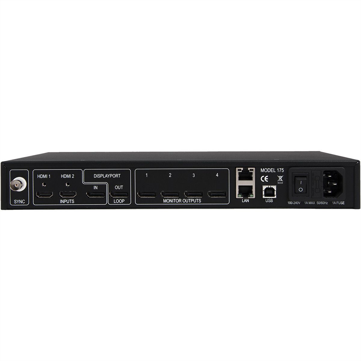 Contrôleur d'affichage Datapath Fx4/D, Sortie DisplayPort avec bouclage HDCP.