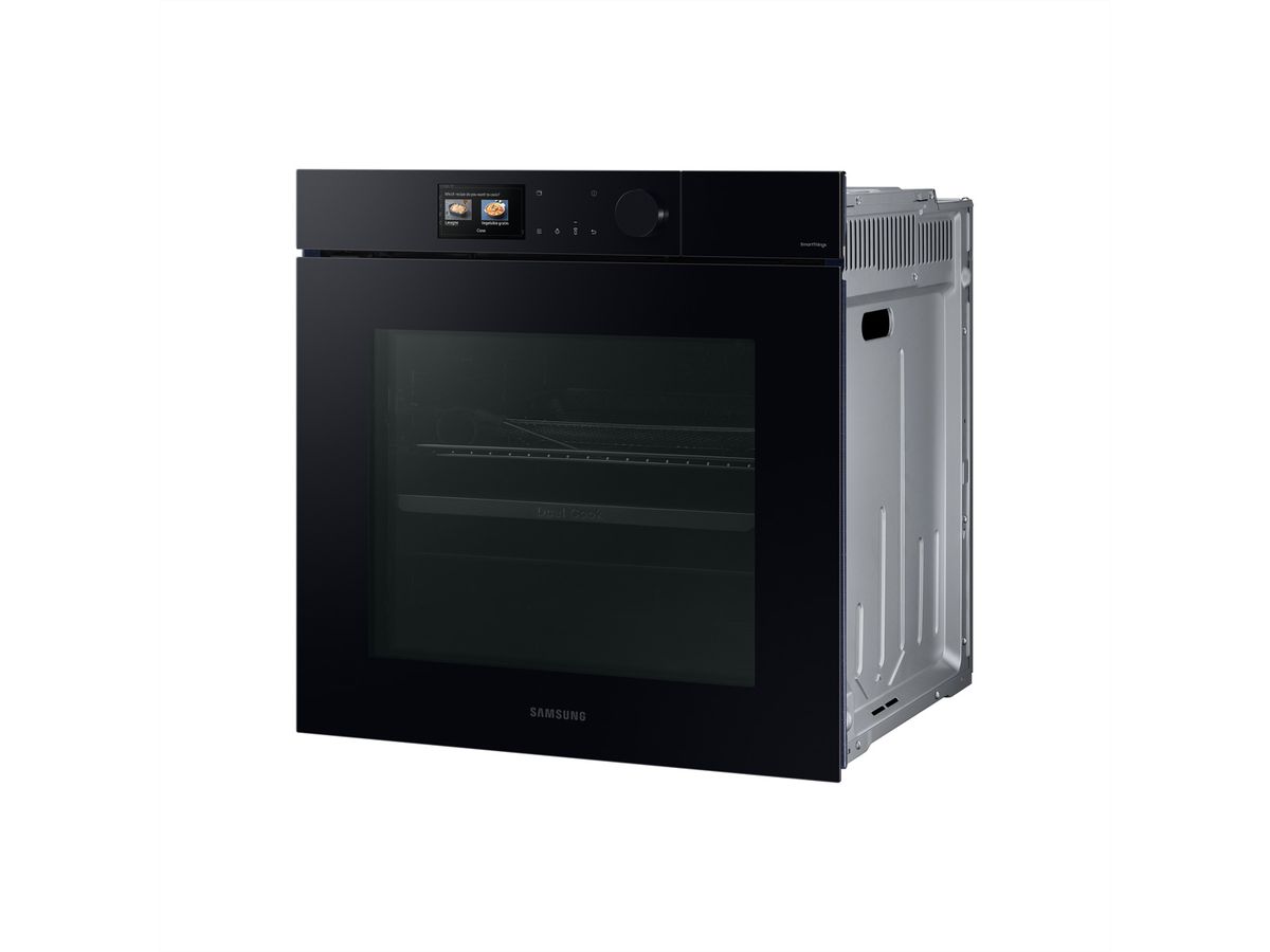 Samsung NV9950 Dual Cook Steam, 75L, Double Cuisson Vapeur 60cm, Pyrolyse, Wi-Fi, noir onyx