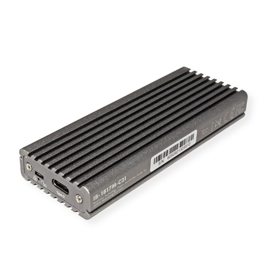 ICY BOX IB-1817M-C31 USB C Gehäuse für M.2 NVMe SSD