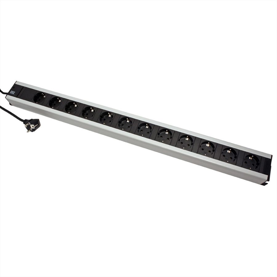 BACHMANN Multiprise 12x contact de protection, 2 m