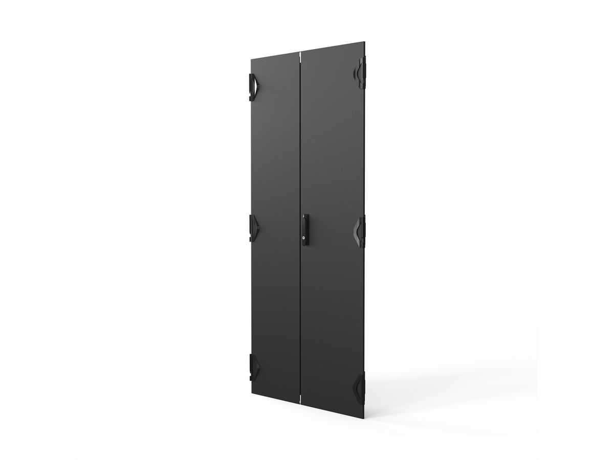 SCHROFF Porte double 1800H 800L RAL7021