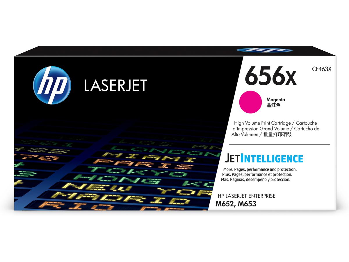 HP 656X Toner magenta LaserJet authentique grande capacité