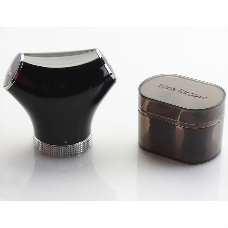 Climadiff Wein-Vakuumierer EVAC02, USB aufladbar, Temp Anzeige