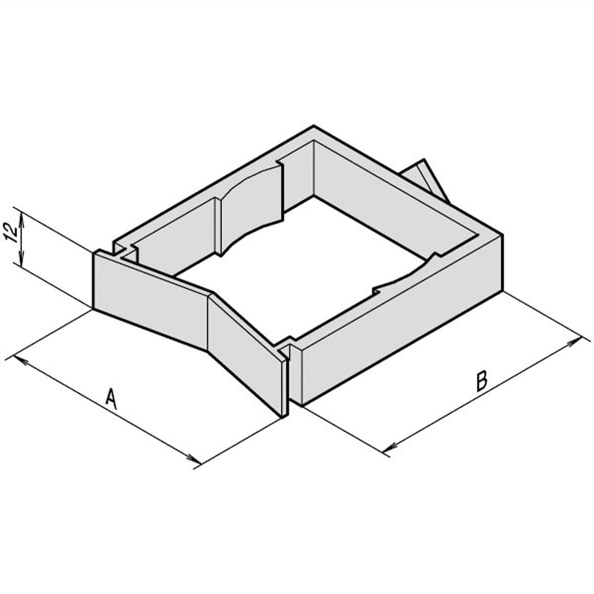 Œillet de câble Varistar SCHROFF pour élément de profondeur, 47x50 mm
