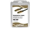 ROLINE GOLD Câble DisplayPort DP M - DP M, Retail Blister, 3 m