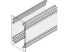 Cadre de type SCHROFF, unité enfichable, panneau latéral, profilé d'angle, profondeur de la platine 160 mm