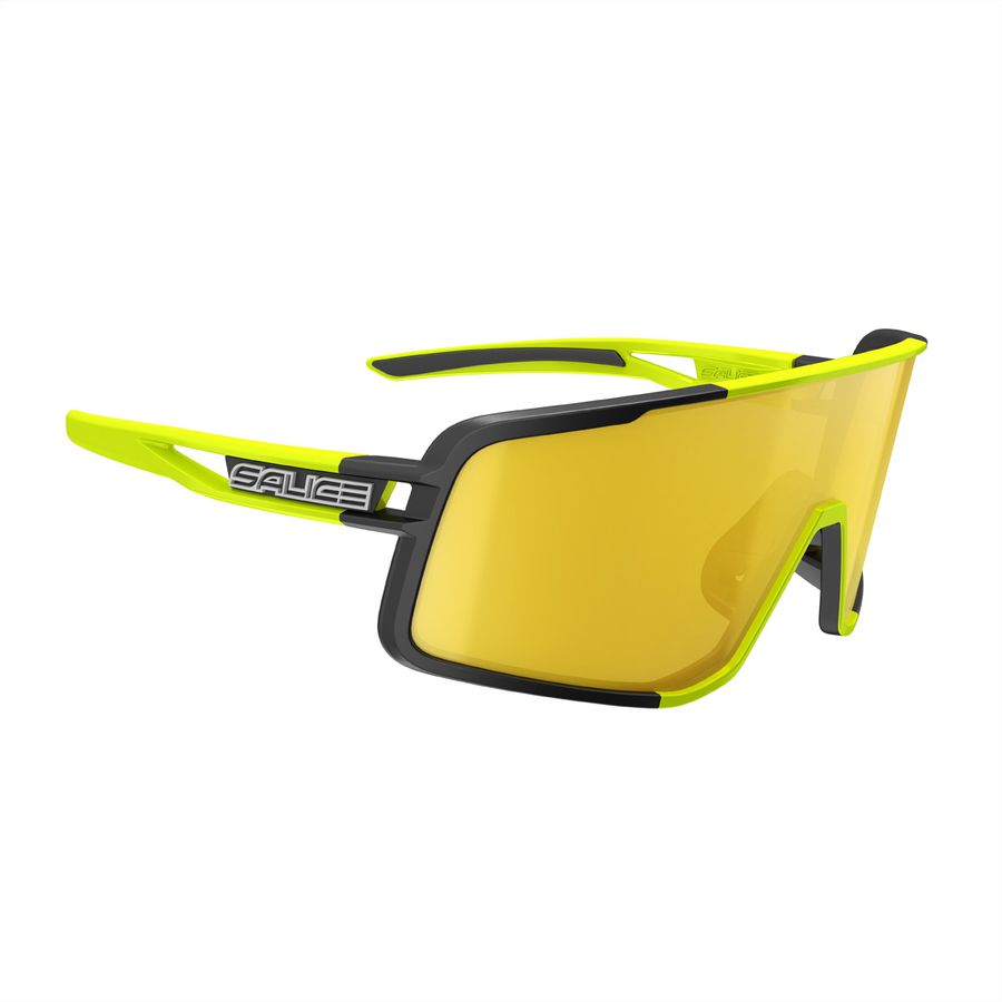 Salice Occhiali Lunettes de sports 022RW, Black-Lime / RW Yellow
