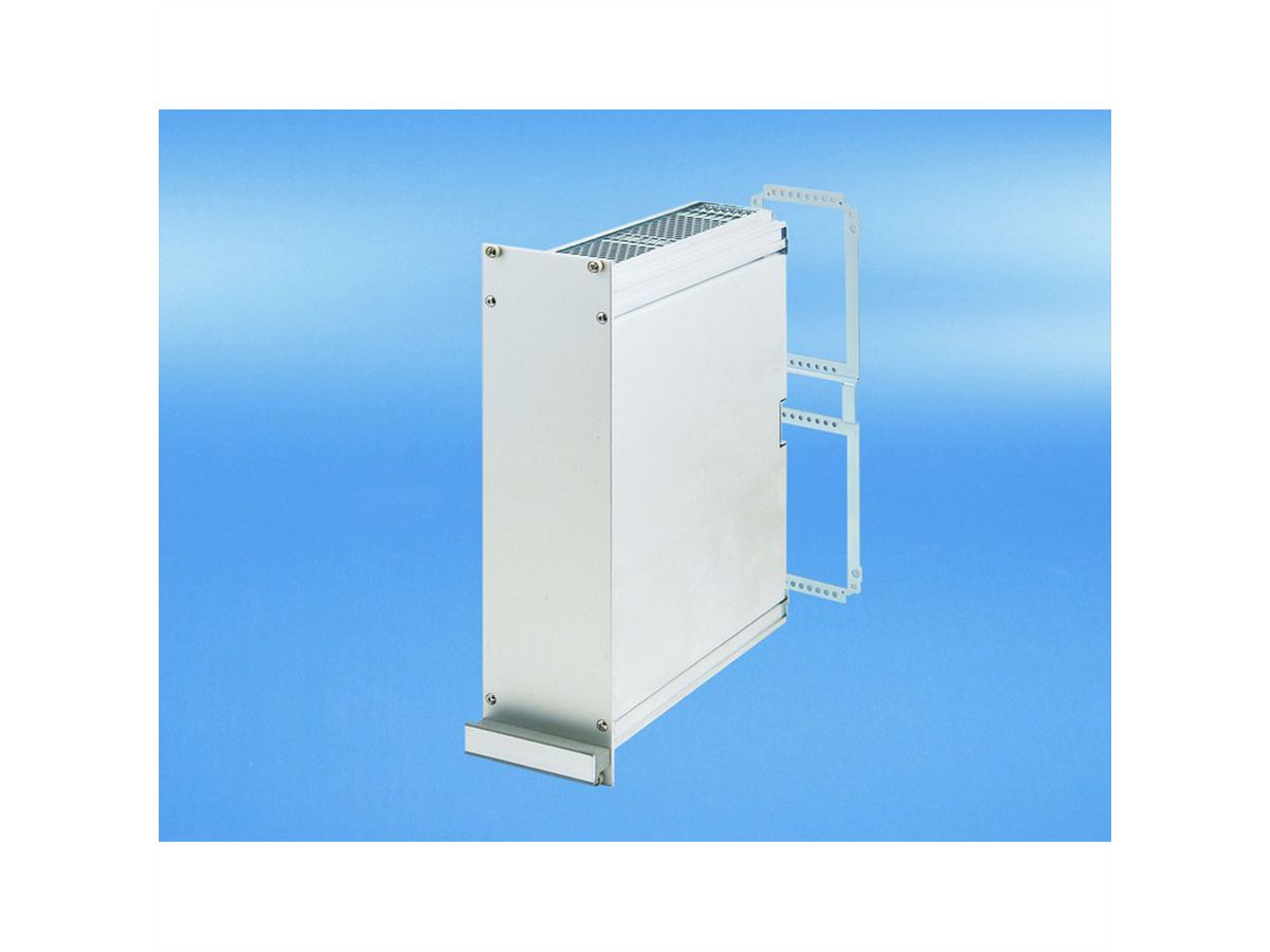 SCHROFF Unité enfichable de type cadre PRO Kit, non blindé, perforé, connecteurs multiples, 6 U, 21 HP, 167 mm