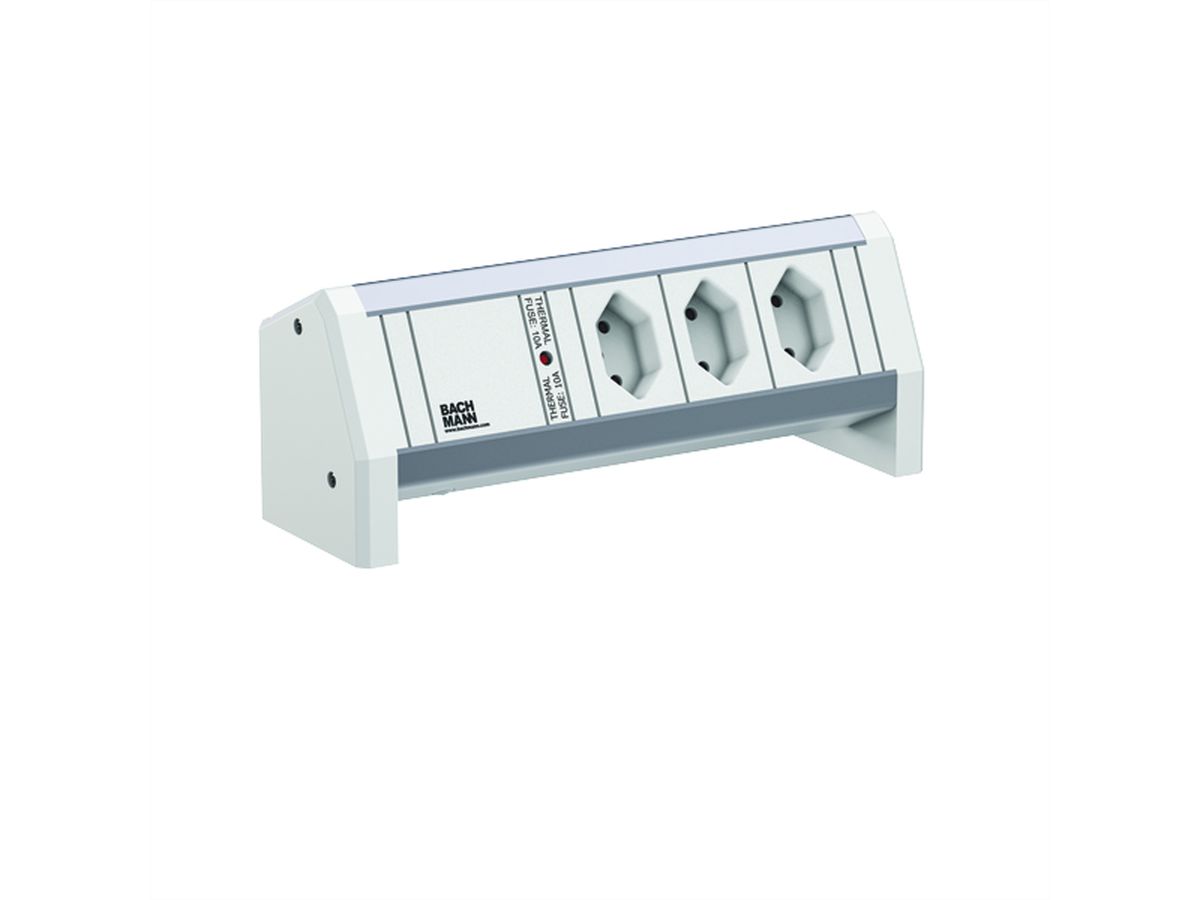BACHMANN DESK 3xCH 0° GST18 RAL9010