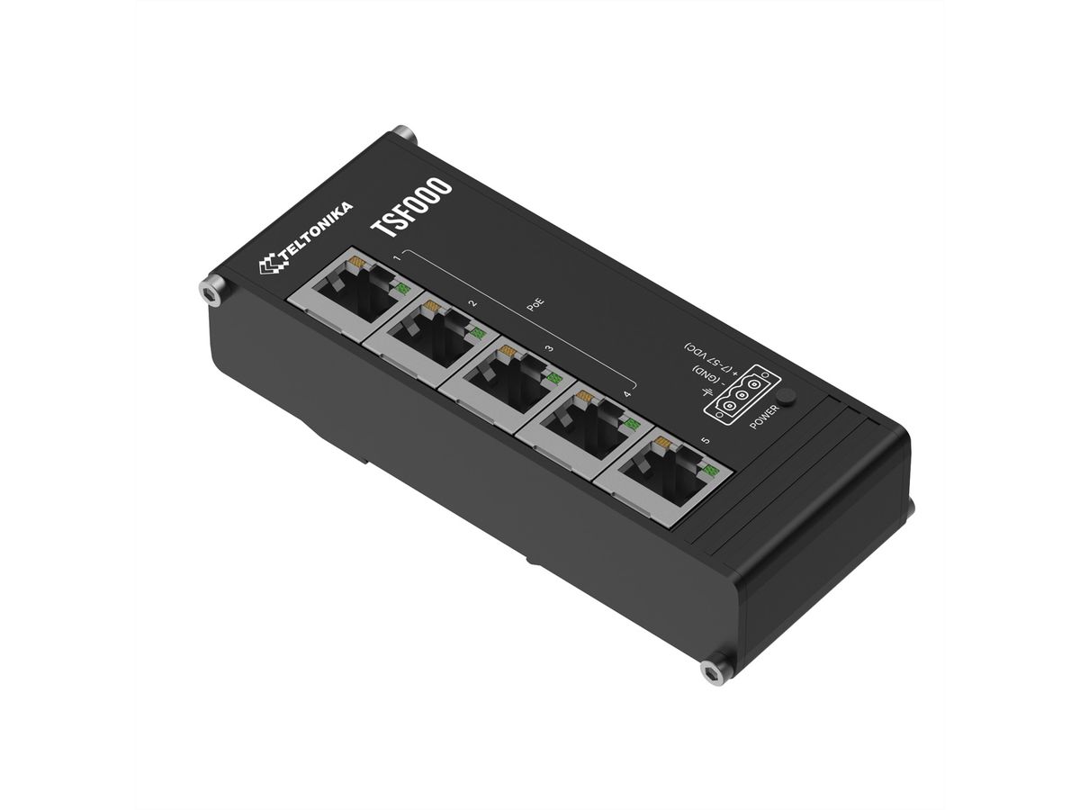 TELTONIKA TSF000 Switch 5 ports 4x PoE+