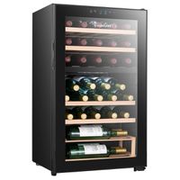 Climadiff Armoire à vin CEPAGE33DZ, Autonome, 2 zones, 33 bouteilles