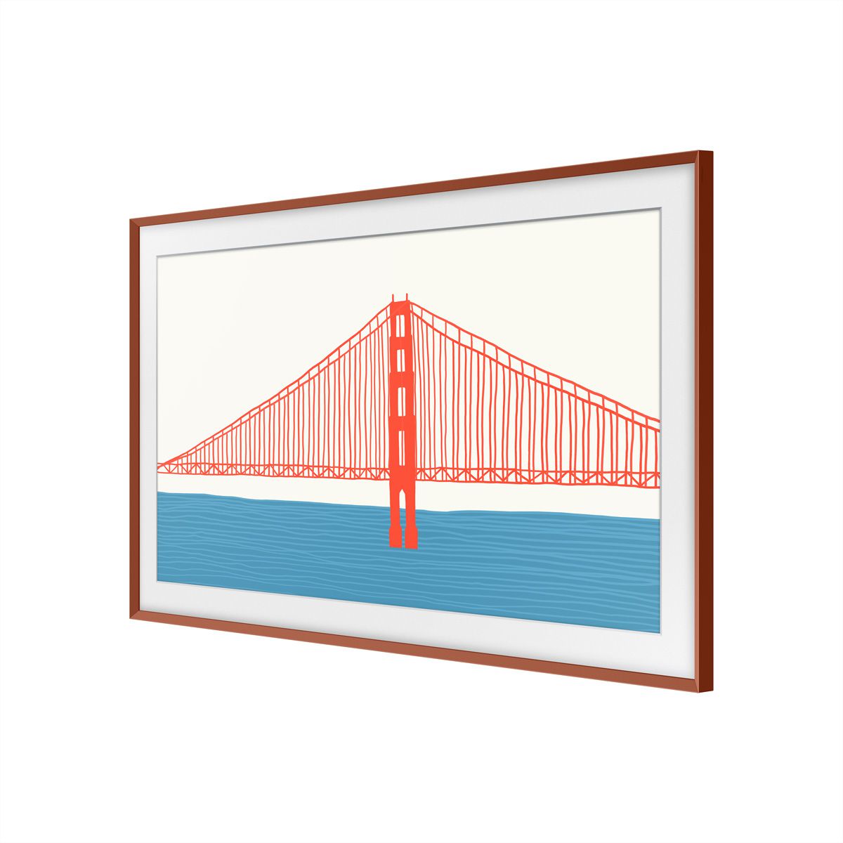 Samsung Wechselrahmen zu Frame 65", Terracotta