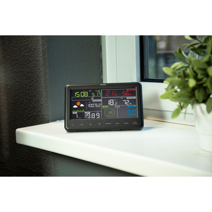 Alecto Wetterstation WS-5500 8 in 1 WIFI mit App