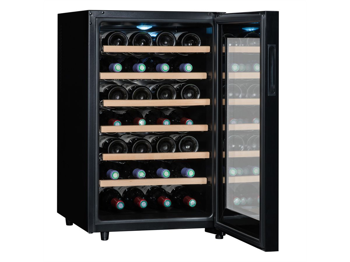 Climadiff Weinkühlschrank CC28, Freistehend, 1 Zone, 28 Flaschen