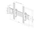 Hagor Support mural CPS From Wall Single 42-65