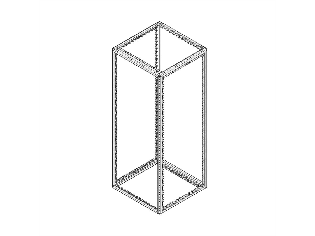 Cadre d'armoire Varistar SCHROFF, Slim-Line, 2000H 800W 900D