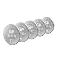 GP Batteries Lithium CR2032 5x 3V Knopfzelle