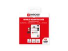 Skross MUV USB 4xA Universal Reiseadapter, Weltweit