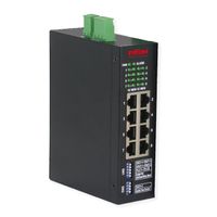 ROLINE Industrial Gigabit Ethernet Switch, 8 Ports, Web Managed