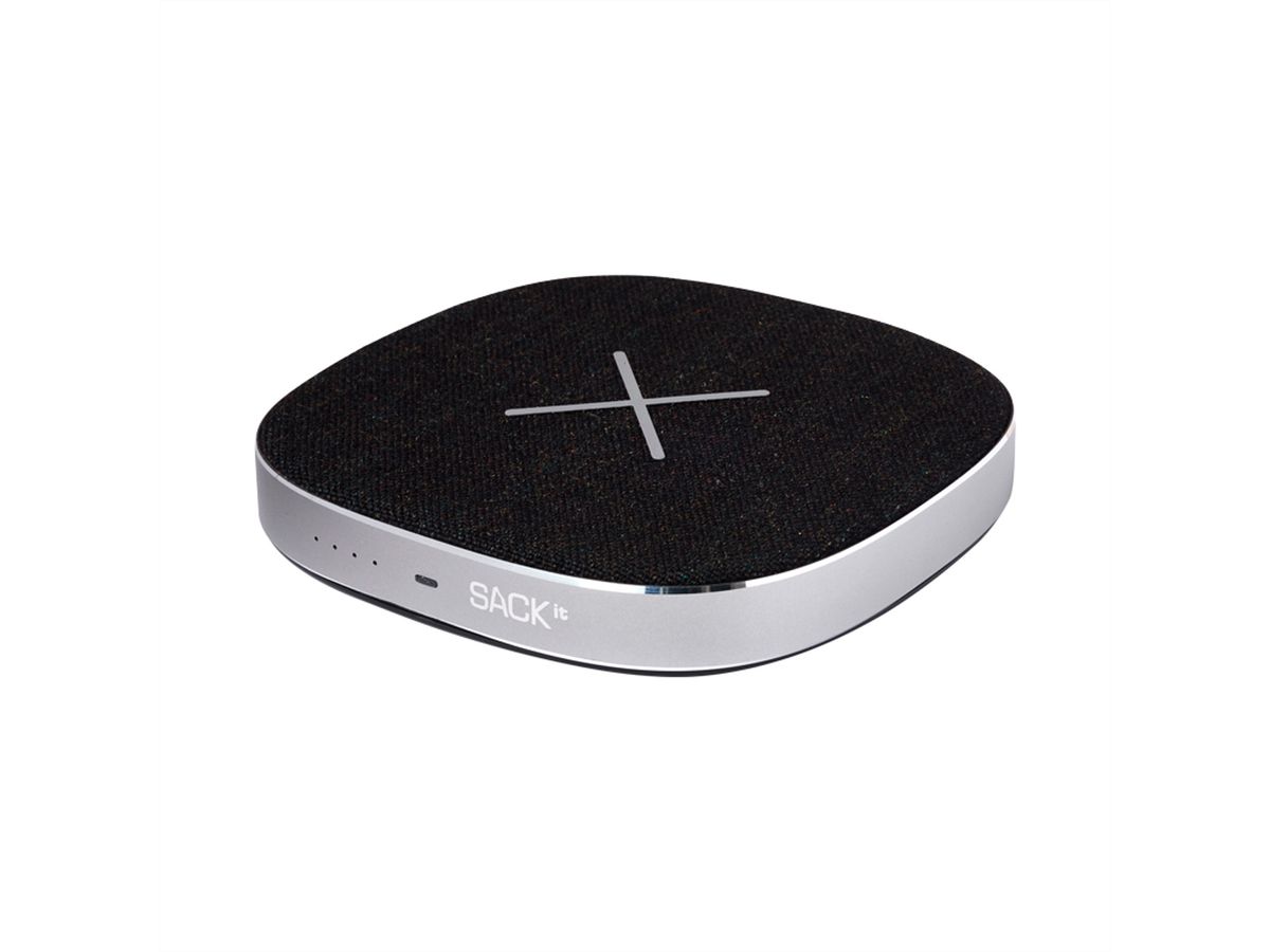 SACKit CHARGEit Qi Chargeur et banc d'alimentation, noir, 60400