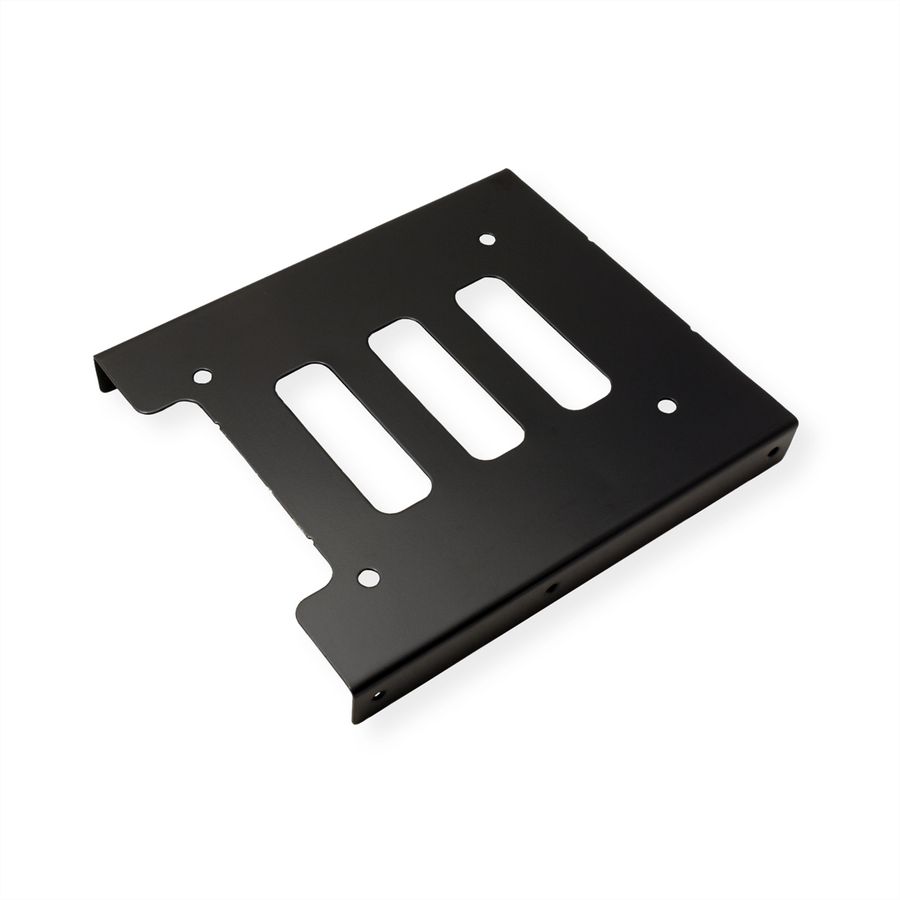 ROLINE Adaptateur de montage HDD/SSD 3.5" pour 1x HDD/SSD 2.5", métal, noir, noir