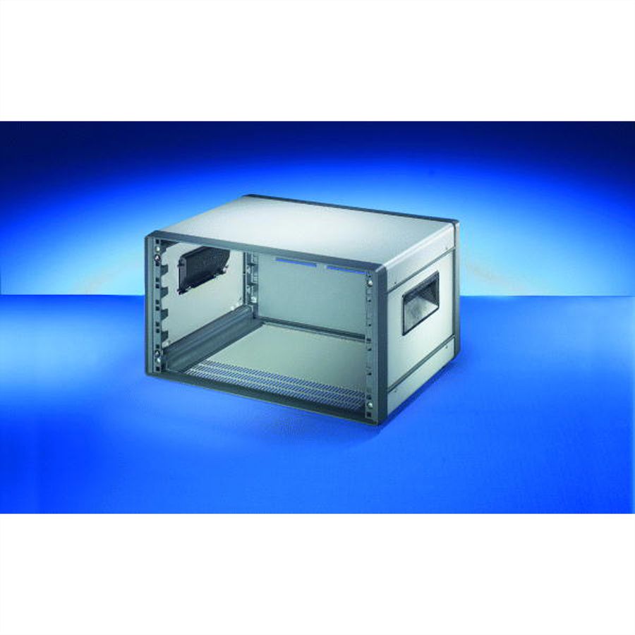 SCHROFF Comptec 19" Desktop Case, non blindé, capot en acier, 6 U, 84 HP, 400 mm