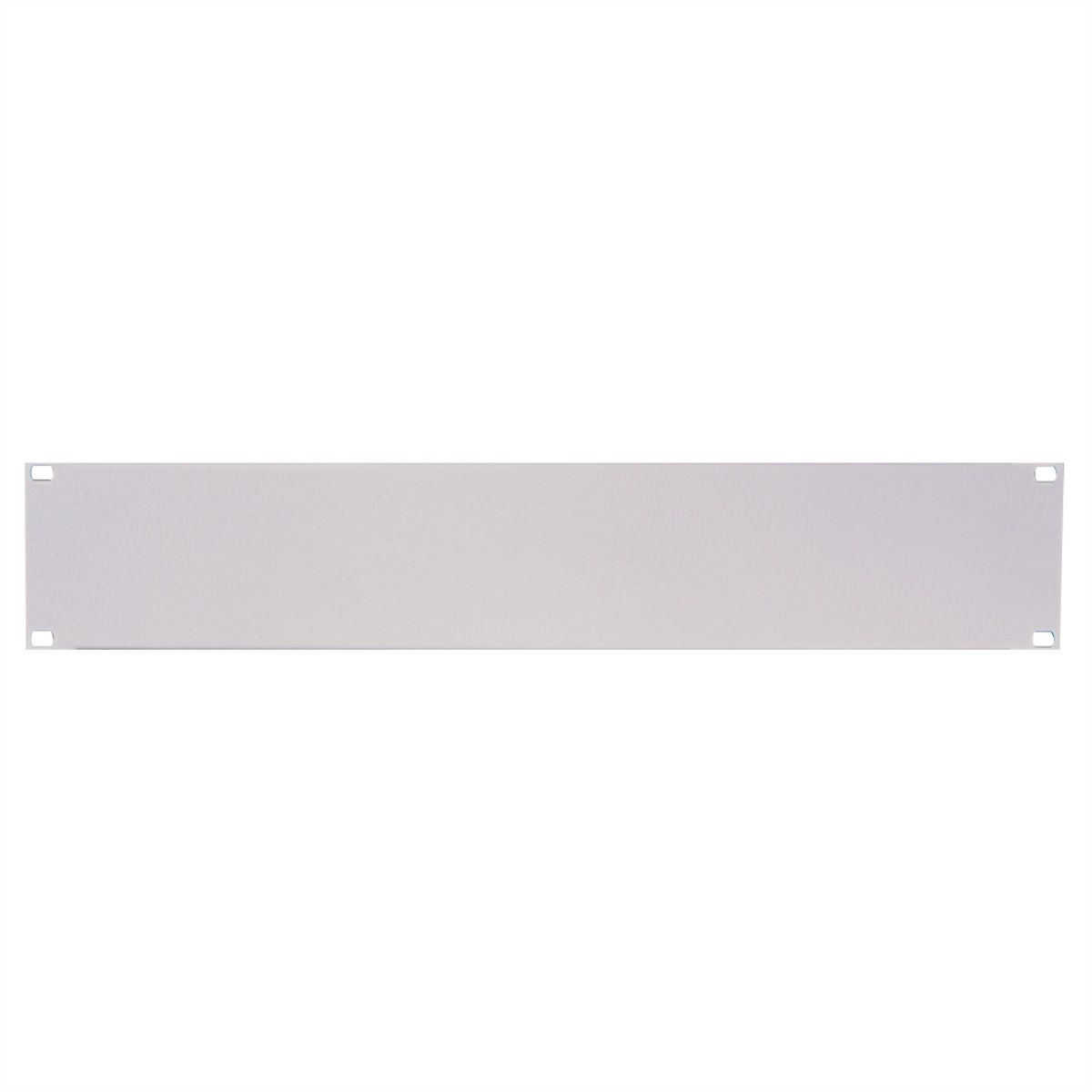 19"-Blindplatte 4 HE, Stahlblech, grau