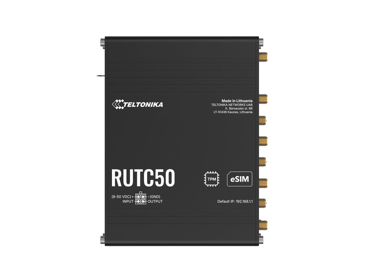 TELTONIKA RUTC50 Routeur WI-FI 6 5G eSIM