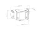 Hagor Adaptateur de rail CPS - Rail adapter for pole-series, noir