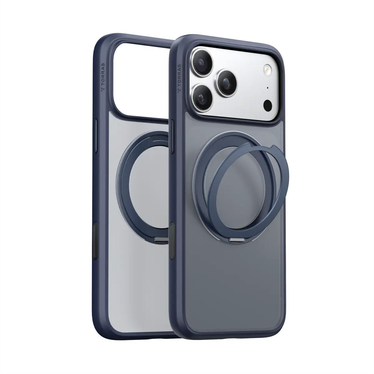 Torras Ostand 360° Case, iPhone 17 Pro, MagSafe, noir