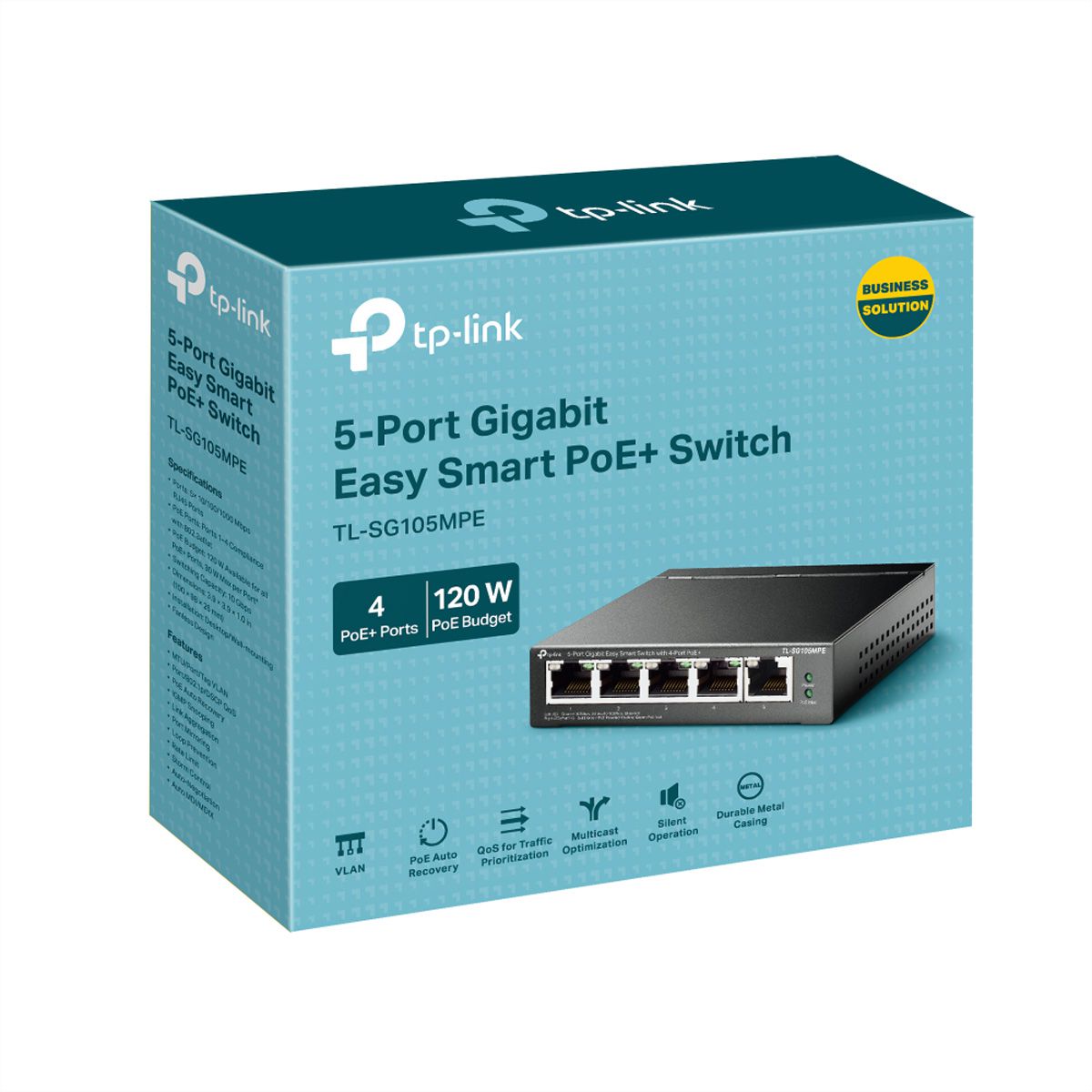 TP-Link TL-SG105MPE Switch PoE+ 5 Port