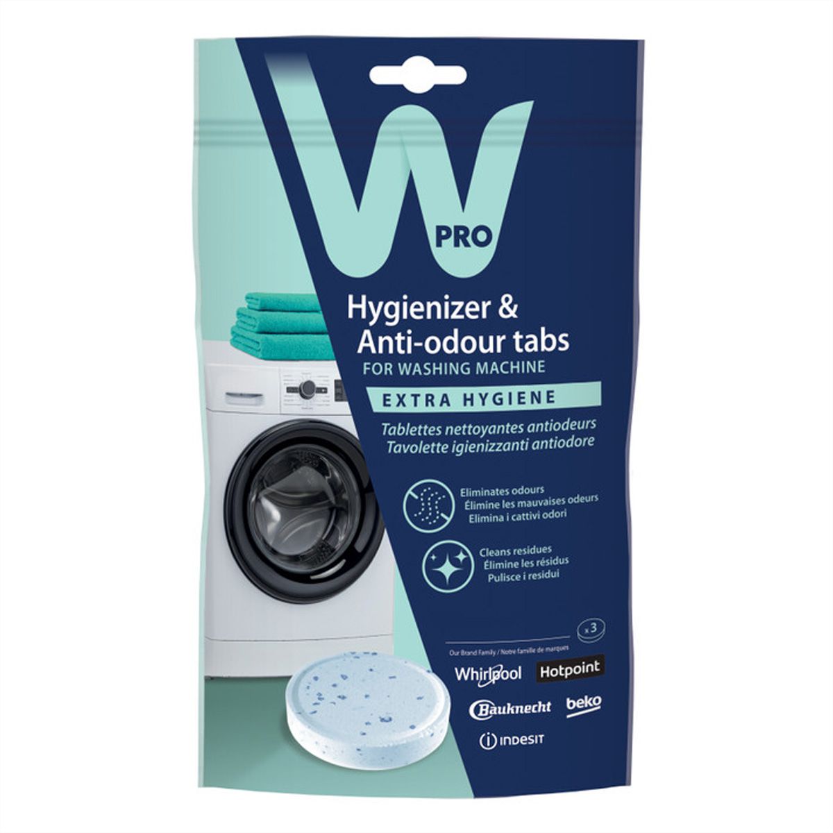 Wpro nettoyant pour lave-linge AFR301