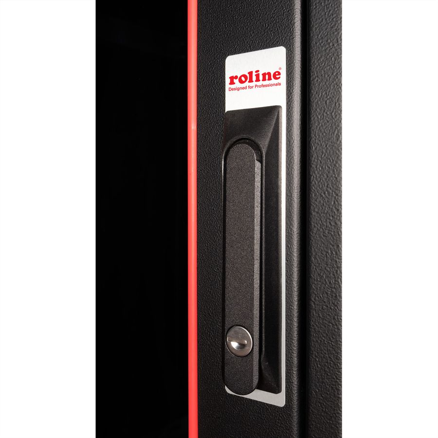 ROLINE 19-Zoll Netzwerkschrank Pro 36 HE, 600x800 BxT Glastür schwarz