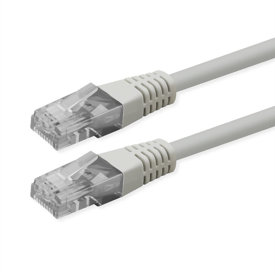 ROLINE Cordon Cat.6 (Classe E), UTP, PoE, blanc, 2 m