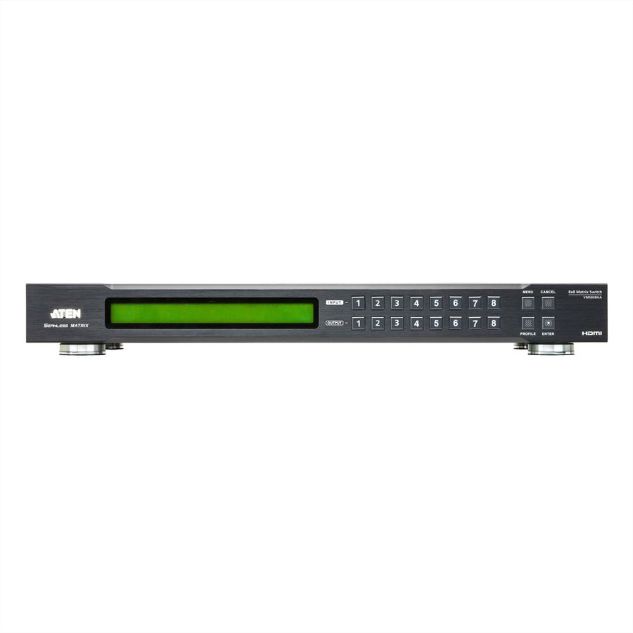 ATEN VM5808HA 8x8-HDMI-Matrix-Switch mit Skalierfunktion