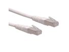 Cordon ROLINE Cat.6 (Classe E) S/FTP (PiMF), blanc, 0,3 m